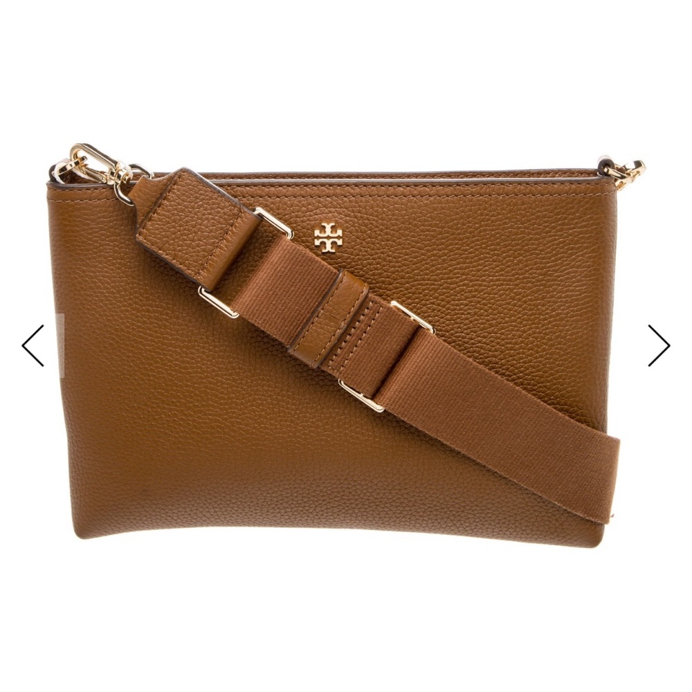 Tory Burch Brown Leather Crossbody Bag